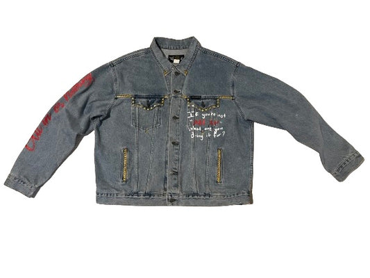 Custom ALL IN Denim Harley Davidson jacket