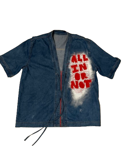 Custom ALL IN Denim shirt