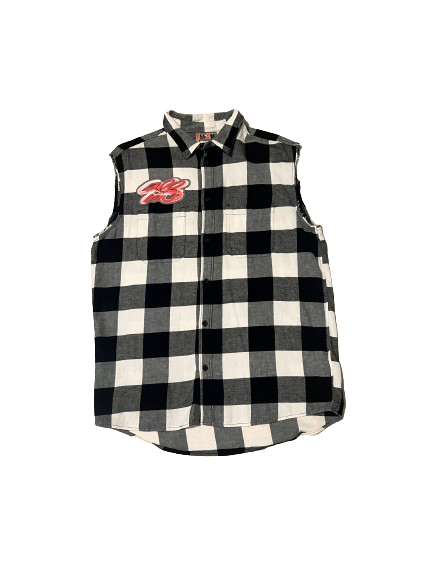 Custom ALL IN sleeveless flannel